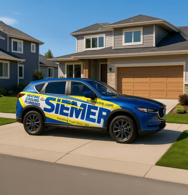 Siemer van in driveway