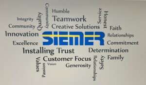 Siemer core values.